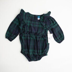 Old Navy Flannel Long sleeve romper